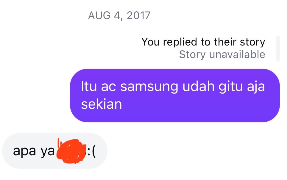 pundingin's tweet photo. Iseng ngetik "AC" di DM Instagram... muncul ratusan

Ternyata kelakuan ini udah dari dulu 🥲🥲 maaf ya kawan-kawanq https://t.co/wRQlz0KM0x