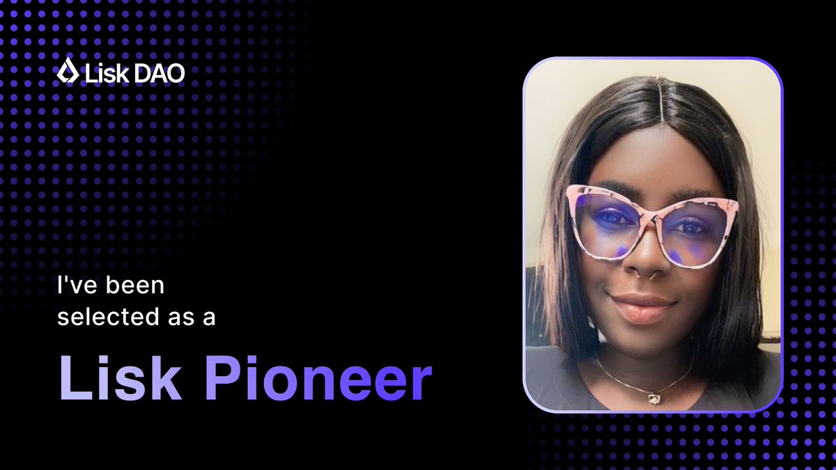 Starting the day off with a Win ❤️

I am truly honored to be a Lisk pioneer, and to support an amazing ecosystem like <a href="/LiskHQ/">Lisk</a>.

Thank you for the recognition <a href="/LiskDAO/">Lisk DAO</a> <a href="/chiidubem/">bems</a> <a href="/LiskAfrica/">Lisk Africa</a> <a href="/SantiagoDevRel/">Santiago</a> 

🥂let’s buidl