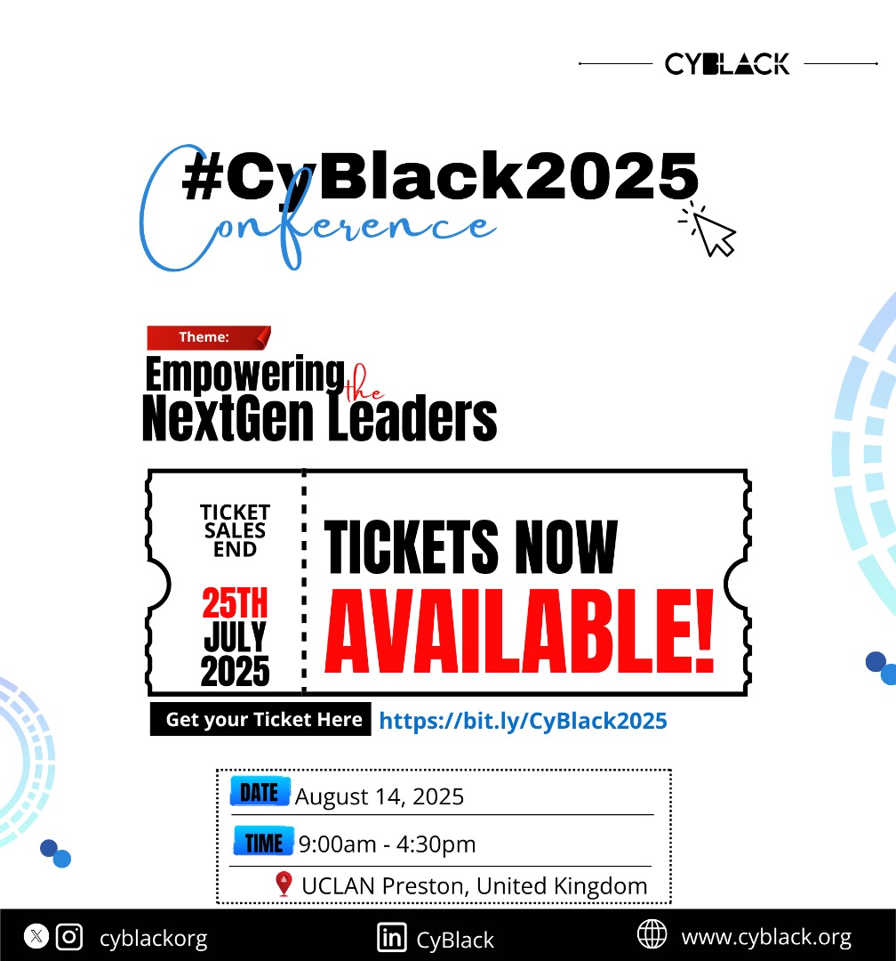 The digital future needs bold, brilliant, and diverse minds, and we’re building that future now.

Join us this summer for a groundbreaking event focused on inspiring, equipping, and empowering the next generation of leaders in cybersecurity.

Date: August 14, 2025
1/3