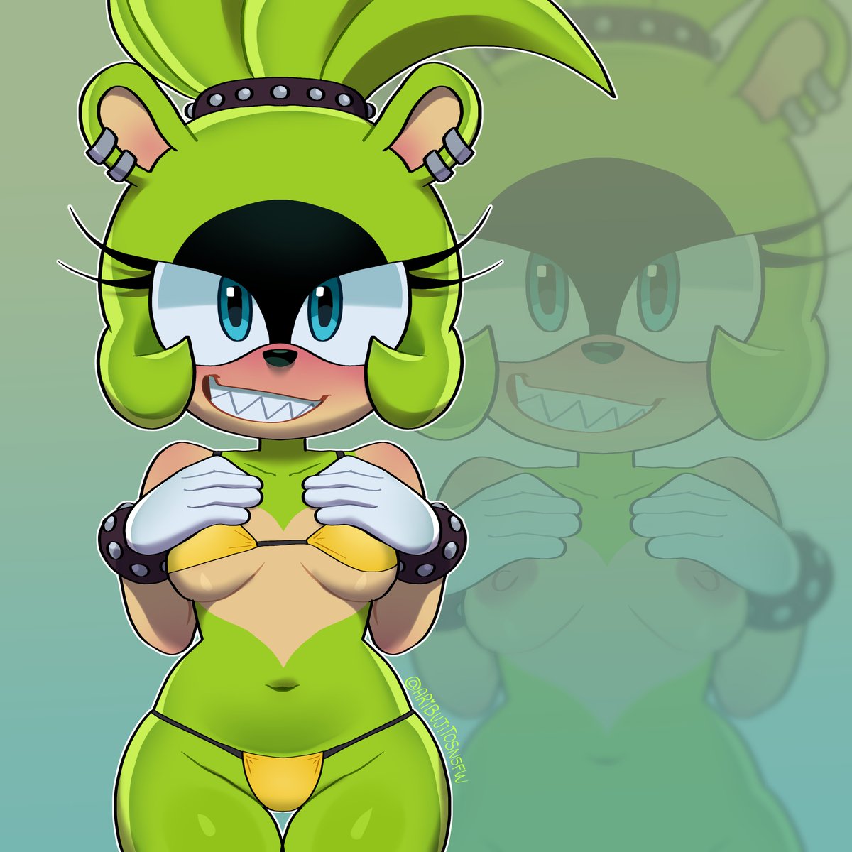 AribujitosNsfw's tweet photo. 💚 💚 💚 💚 Surgethetenrec nsfw fanar...