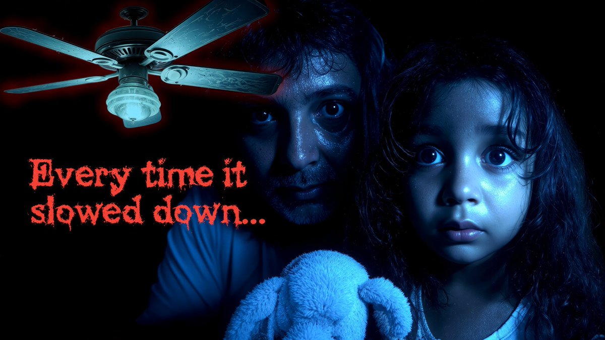 StudioNoktra's tweet photo. The fan never stops. No electricity. No motor.
It just spins… until it chooses to stop.
And every time it does — someone in the family dies.”
Watch our chilling new horror short: The Fan That Chooses 🎥
👉 https://t.co/wo1USupsDL

#StudioNoktra #HorrorShortFilm #IndianHorror https://t.co/hEJlGrAVNQ
