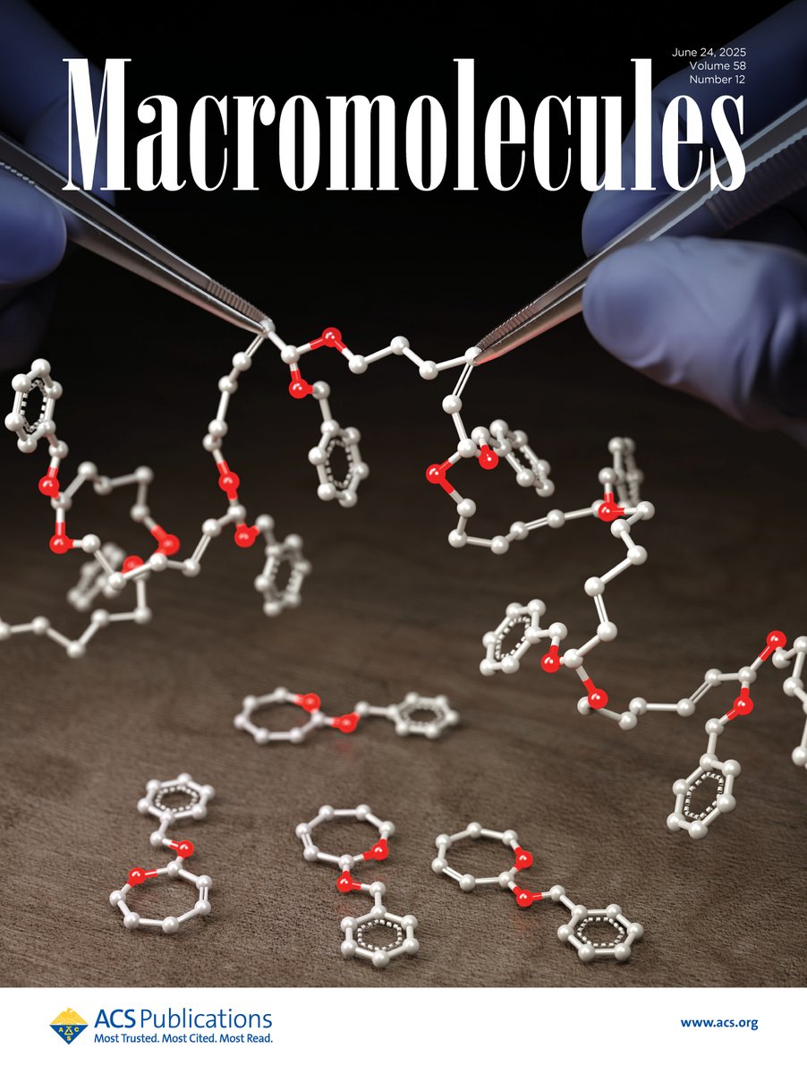 CheoljaeK's tweet photo. Our recent paper was selected as a Supplementary Cover of #Macromolecules. The cover art illustrates the precise design and controllable polymerization and depolymerization of the polymer through selective bond formation and cleavage.
#MyACSCover @ACSPublications https://t.co/FMCAuiNYFY