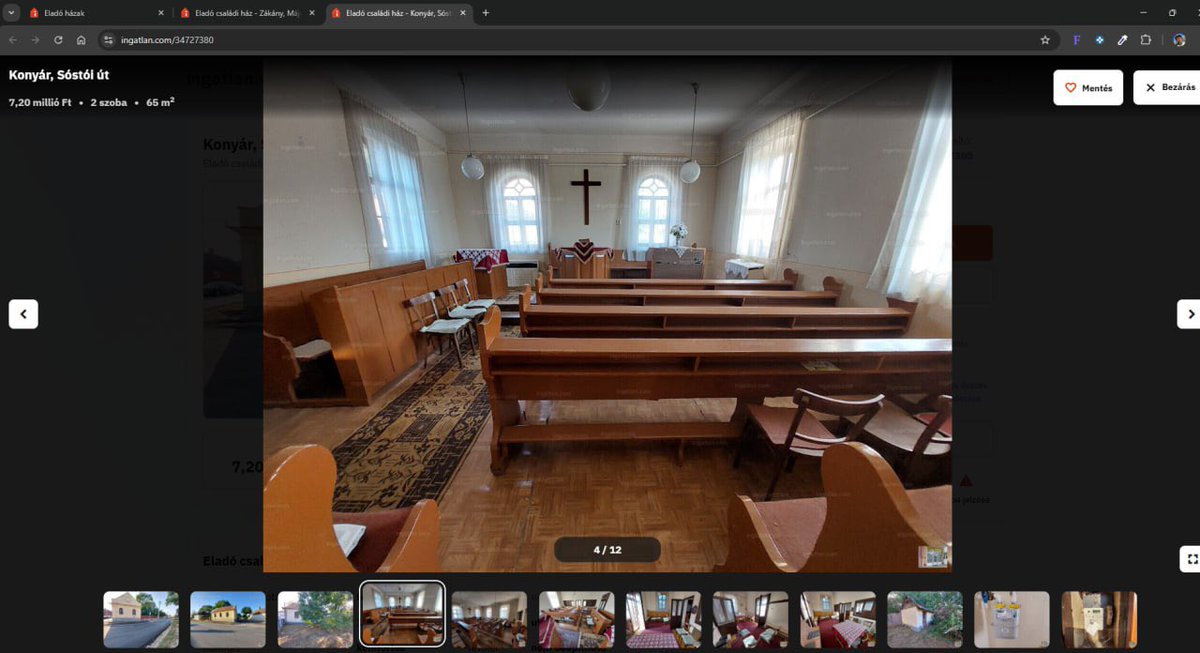 Теперь вот меня не отпускает мысль что в Венгрии можно купить церковь за 20 тысяч евро