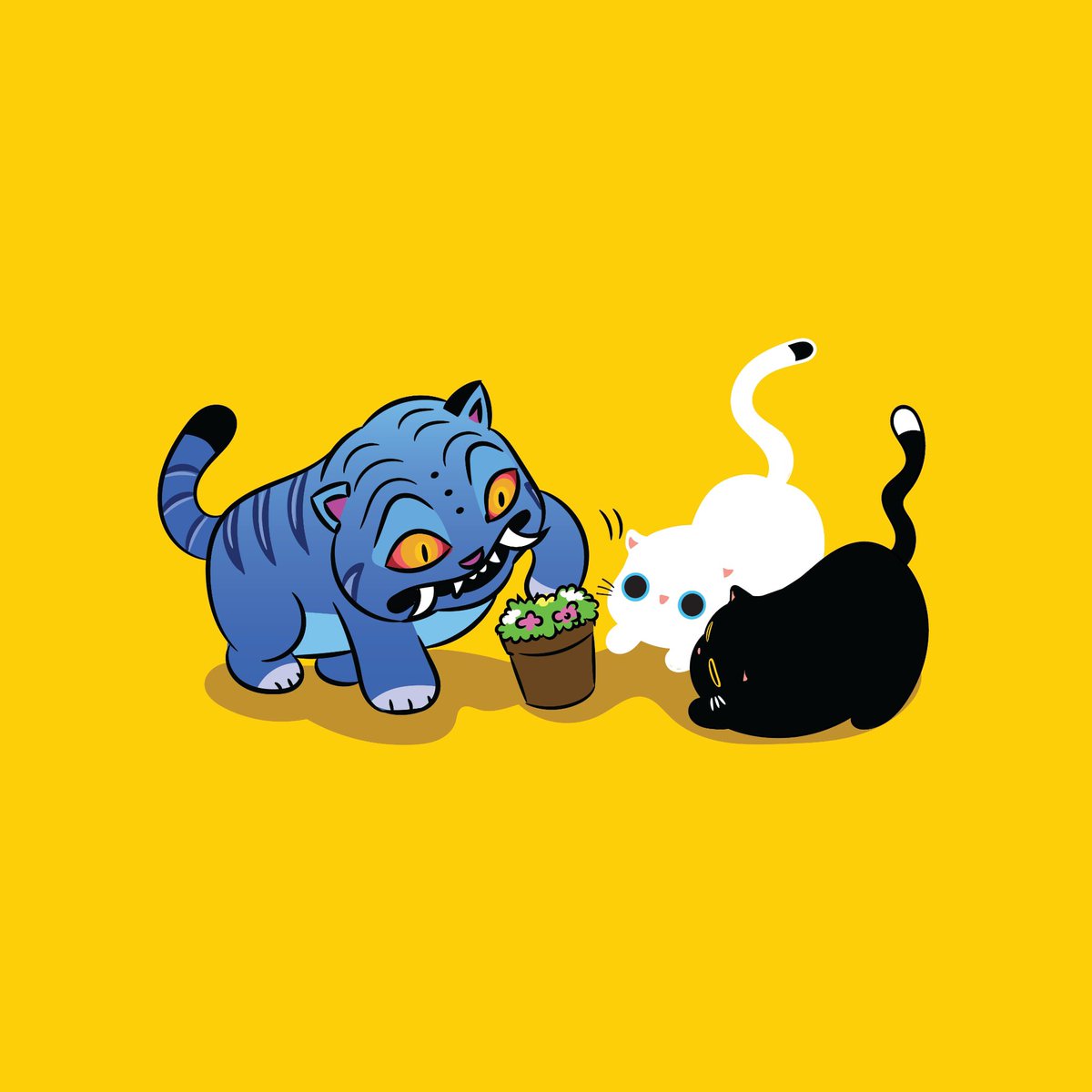 Cat is just Cat #DEMONHUNTERS  #yinyangthecat  #fanart  #cat