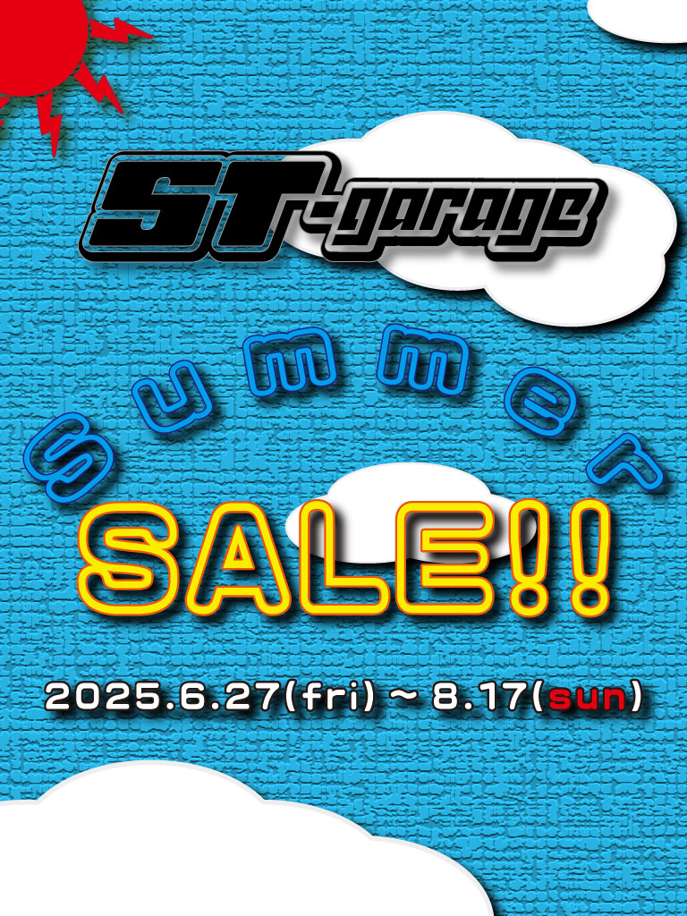 公式オンラインショップ サマーセールのお知らせ&lt;2025.6.27～8.17&gt;

セール開催にあたり、大型エアロパーツの納期が通常よりお時間が掛かる場合がございます。

お急ぎの場合には、予めお問い合わせください。

よろしくお願いします。
