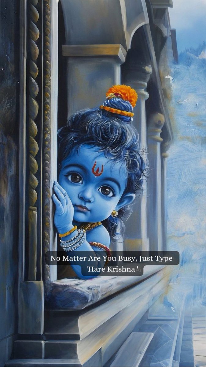 Ojhone_O2's tweet image. Don't Scroll 📜 
Without Say "Hare Krishna"🙏🏻 💐✅