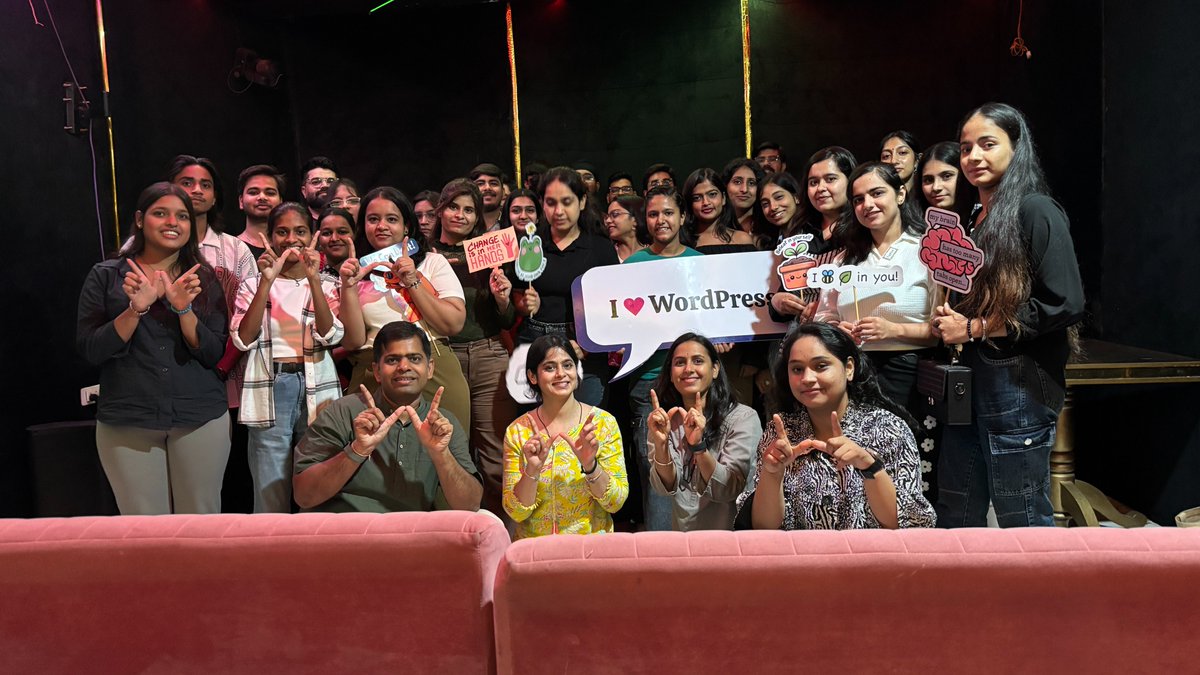PoojaDerashri's tweet image. Sharing some amazing moments and updates from our recent Ajmer WordPress Meetup, the energy and impact were truly remarkable! 💥🎉 
#WordPress #WPEvent #OpenSource