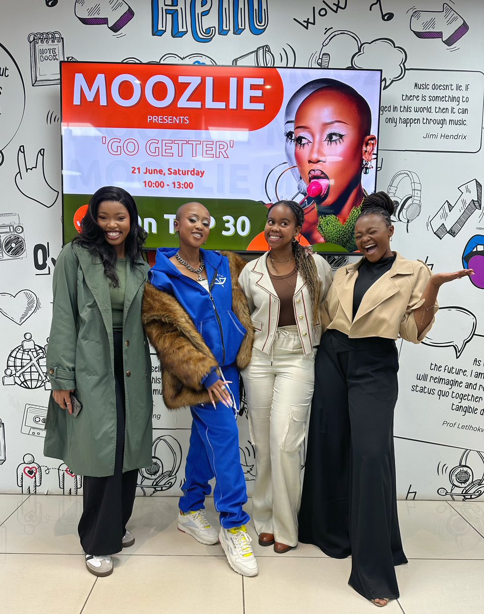 🚨 NEW MUSIC ALERT! 🚨
<a href="/moozlie/">mooz lie</a> pulled up to the #UJFMTop30 with Joy &amp; Rea to break down her latest banger “Go Getter” 🎙️🔥
If you needed a sign to chase your dreams, this is it. Tap in, turn it up, and go get it! 💥
#GoGetter #UJFM #Moozlie #Top30Vibes #NowPlaying