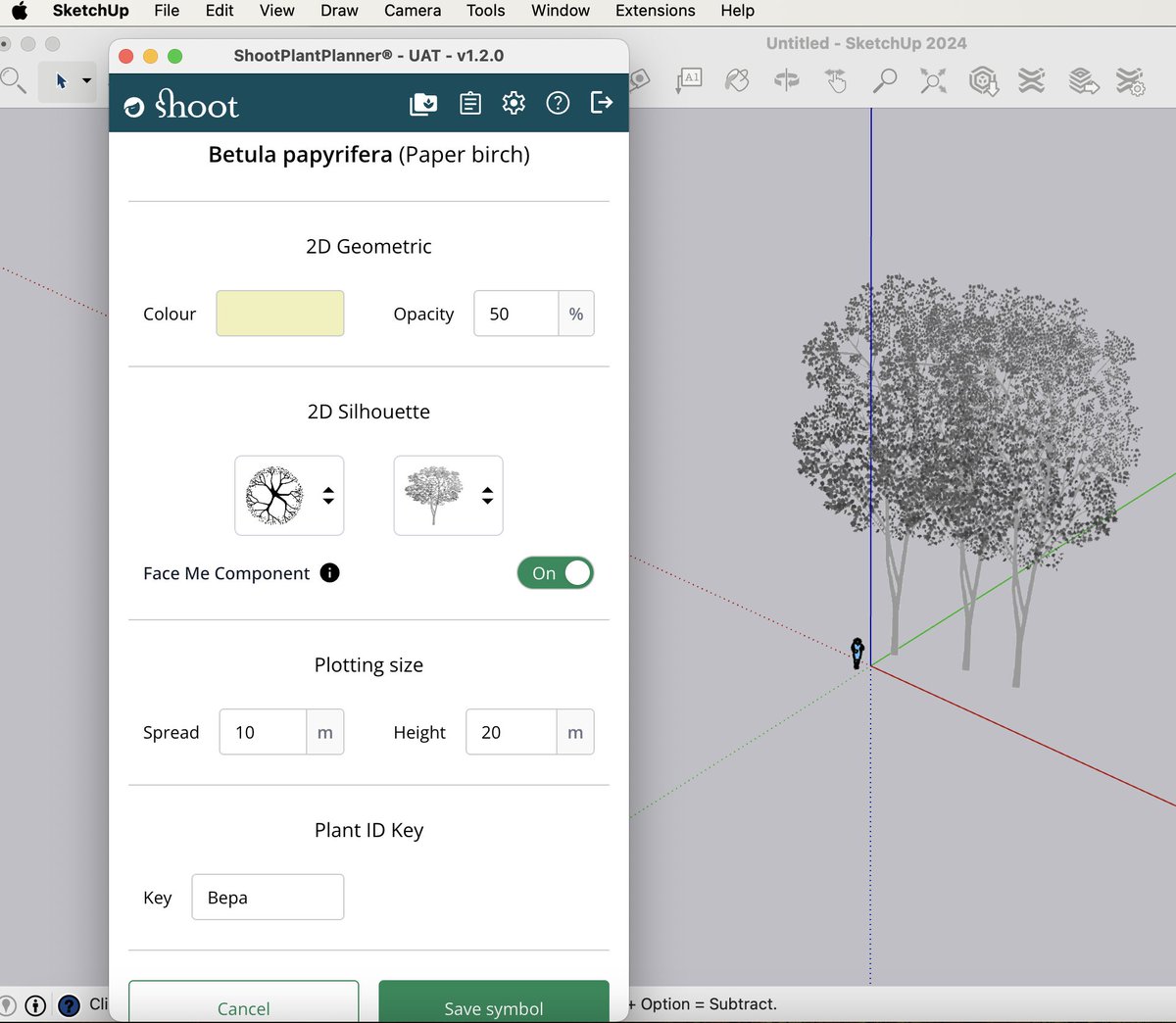 Exciting update! We are testing plant shapes in our <a href="/SketchUp/">SketchUp</a> plug-in ShootPlantPlanner®! We hope to have a customer release soon. Learn more: articles.shootgardening.com/shootplantplan…