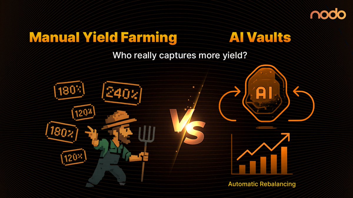 StefWealth's tweet photo. Most people LP manually.

Our AI agent moves faster and smarter, reading real-time volatility, rebalancing in between blocks, and harvesting yield before fees vanish.

This is DeFi as you know, with execution-native capital.

Tap into smart liquidity.

@Official_NODO  @GiveRep https://t.co/V6l8KE96zD