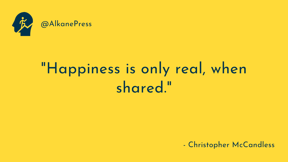 AlkanePress's tweet image. #Happiness #SharingIsCaring #RealJoy #SpreadLove #TogetherIsBetter (Inspirational quotes provided by ZenQuotes)