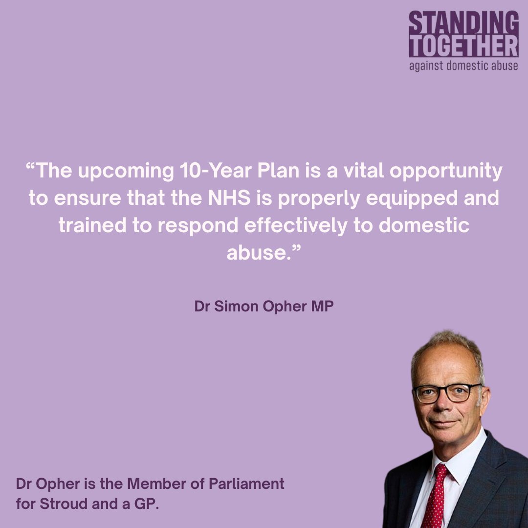 Standing Together (@stagainstda_) on Twitter photo This week we published ‘Never again. Again’ – our call to government to ensure the NHS plays a full role in halving violence against women and girls.
Here’s what people have been saying 👇
#NHS10YearPlan #VAWG_Strategy_2025
<a href="/AAFDA6/">Advocacy After Fatal Domestic Abuse</a> <a href="/tim_woodhouse/">Tim Woodhouse</a> This week we published ‘Never again. Again’ – our call to government to ensure the NHS plays a full role in halving violence against women and girls.
Here’s what people have been saying 👇
#NHS10YearPlan #VAWG_Strategy_2025
<a href="/AAFDA6/">Advocacy After Fatal Domestic Abuse</a> <a href="/tim_woodhouse/">Tim Woodhouse</a>