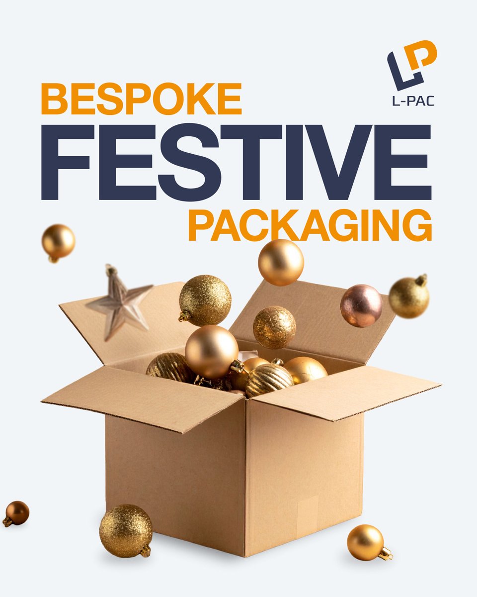 LPACpackaging's tweet photo. When it comes to bespoke packaging designs, L-PAC Packaging Solutions provides expert advice and product development to ensure you have a secure supply come Yuletide!

0191 375 0027 • info@l-pac.co.uk

#PackagingDevelopment #FestivePackaging #Christmas https://t.co/heSt3tSMTm