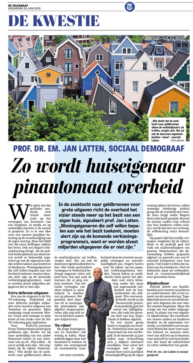 De Staat is “rupsje nooit genoeg”. Huizenbezitters zijn de klos.⁦<a href="/JanLatten/">Jan Latten</a>⁩ Bij leven en bij sterven.