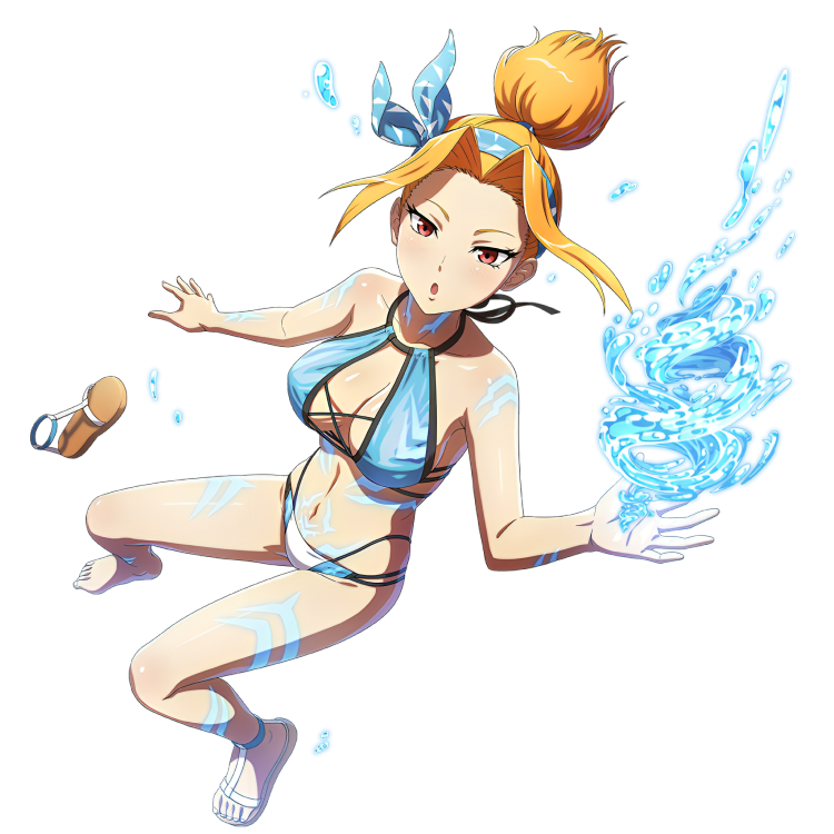 Se han filtrado 3 nuevos banners del juego de #Overlord para celulares “#MassForTheDead” (la versión japonesa) relacionados con la temporada de verano.

De las 3 ilustraciones, 1 está protagonizada por las aventureras de rango mithril #ScamaElbero y #LilynettePiani pertenecientes