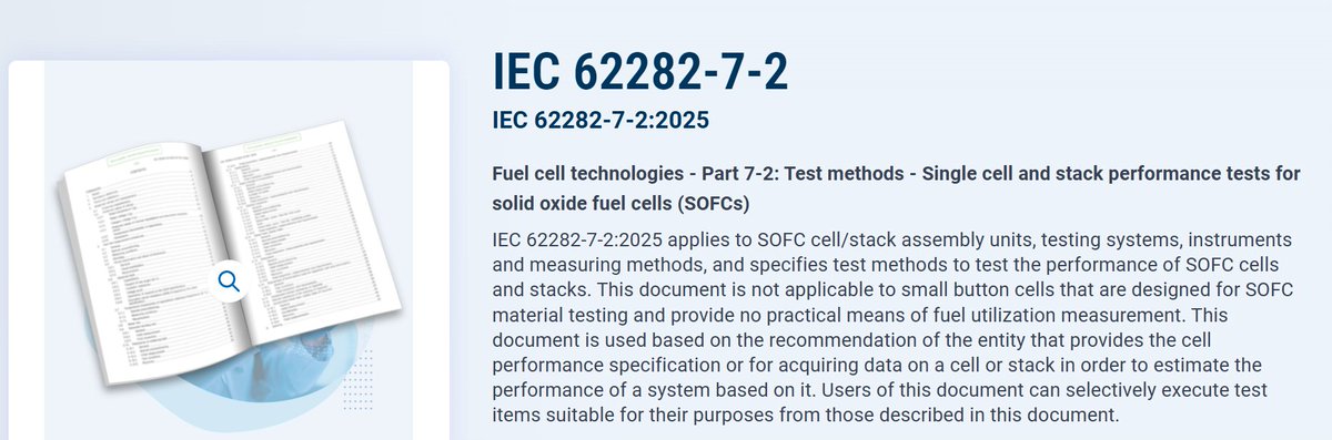 AmonProjectEU's tweet photo. 📢 @AmonProjectEU results contributes to the revised @Standards4EU #Standard IEC 62282-7-2:2025! 🚀 

💡Stephen McPhail -appointed expert of the Maintenance Team in the @IECStandards TC105- supported the inclusion of #ammonia in the revised standard
🔎https://t.co/RYMxFAchqB https://t.co/7kOKZehTGn