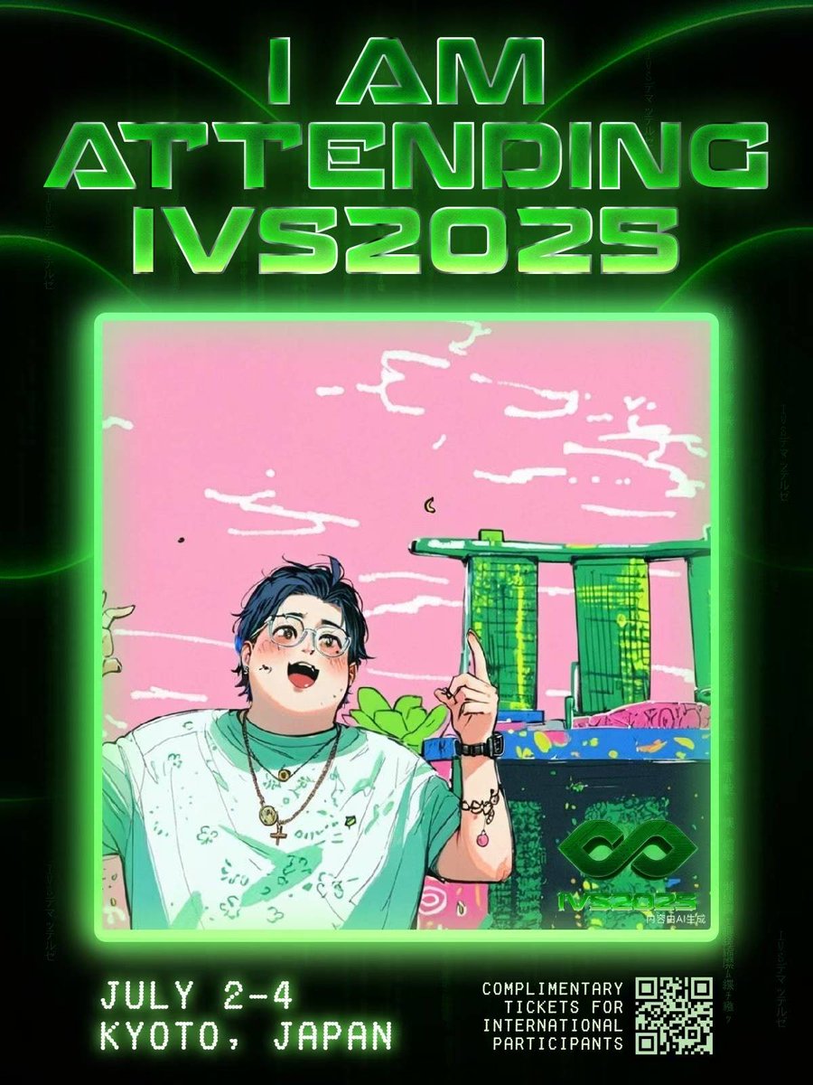 Arxchibo_shell's tweet image. 感谢邀请👈👈👈👈
IVS 2025,7 月 2-4 日
日本一年一度的大型科技类万人大会来啦!
4 号我们展位上见
Thanks for the invite.👉👉👉
IVS 2025, July 2-4
Japan's big annual 10,000-person conference on science and technology is here!
I'll see you at our booth on the 4th.
@myshell_ai…
