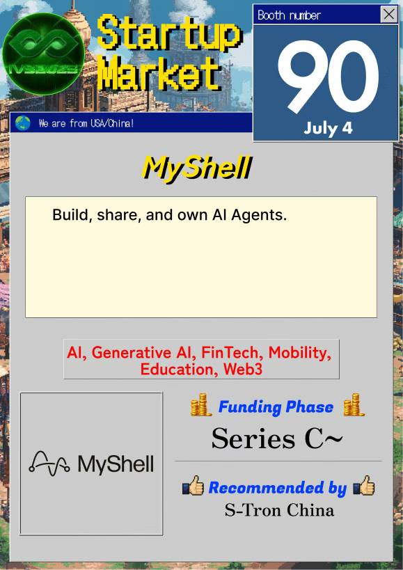 Arxchibo_shell's tweet image. 感谢邀请👈👈👈👈
IVS 2025,7 月 2-4 日
日本一年一度的大型科技类万人大会来啦!
4 号我们展位上见
Thanks for the invite.👉👉👉
IVS 2025, July 2-4
Japan's big annual 10,000-person conference on science and technology is here!
I'll see you at our booth on the 4th.
@myshell_ai…