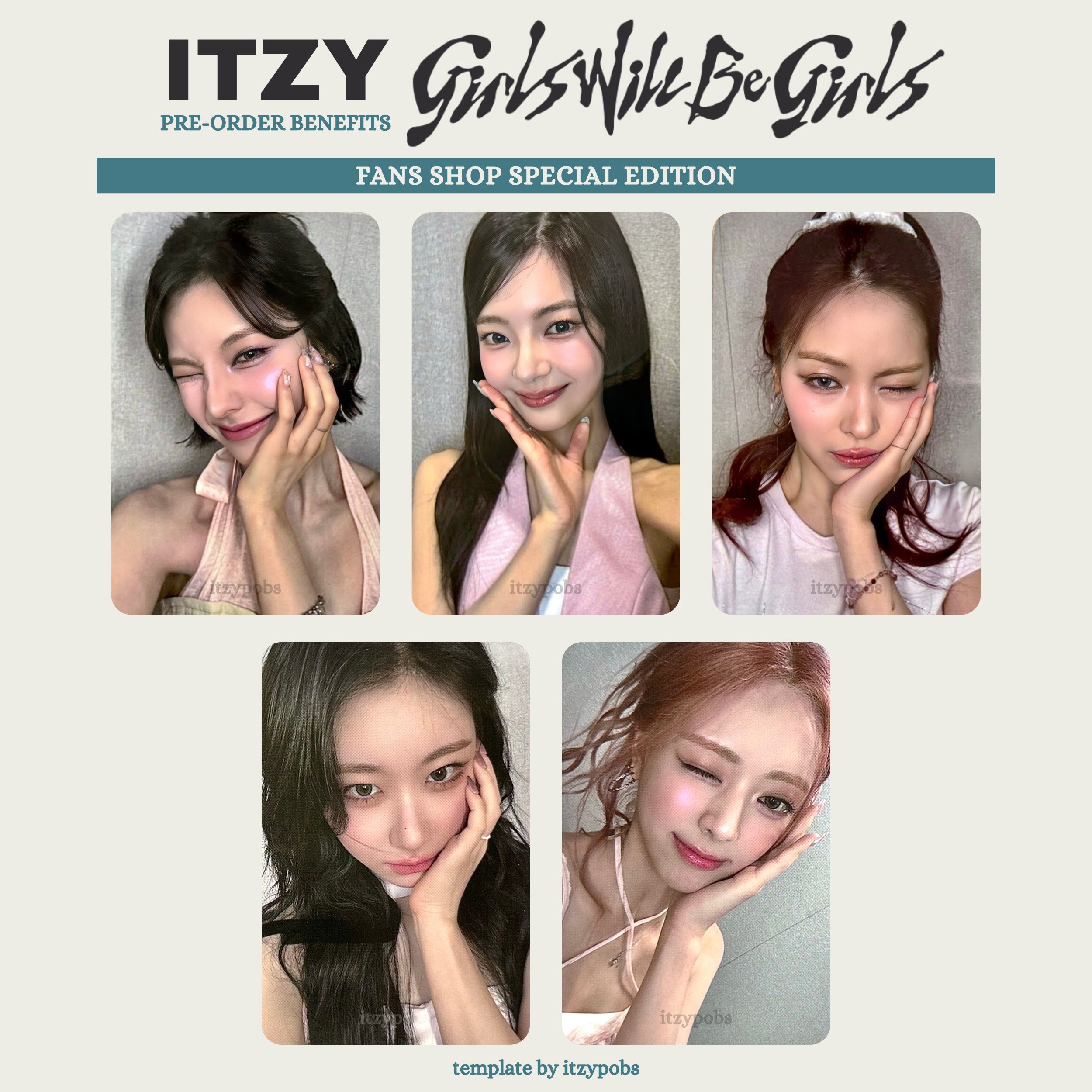 ITZY リュジン サイン会 当選30名限定 特典 チェキ 頑張れverボイス付