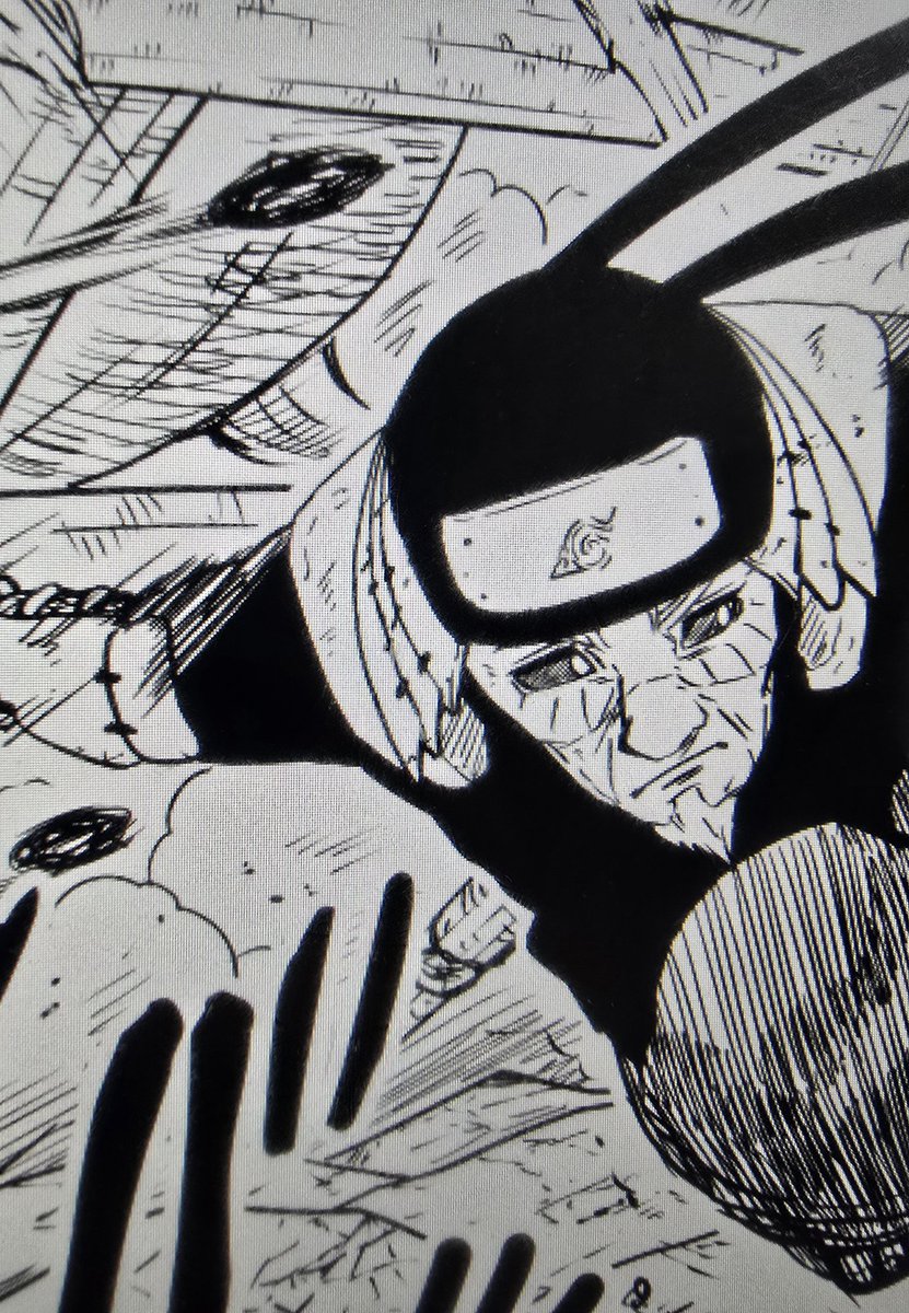 pixivリクエストでもらった三代目の漫画描き進めてるんですが、三代目描くの楽しい 