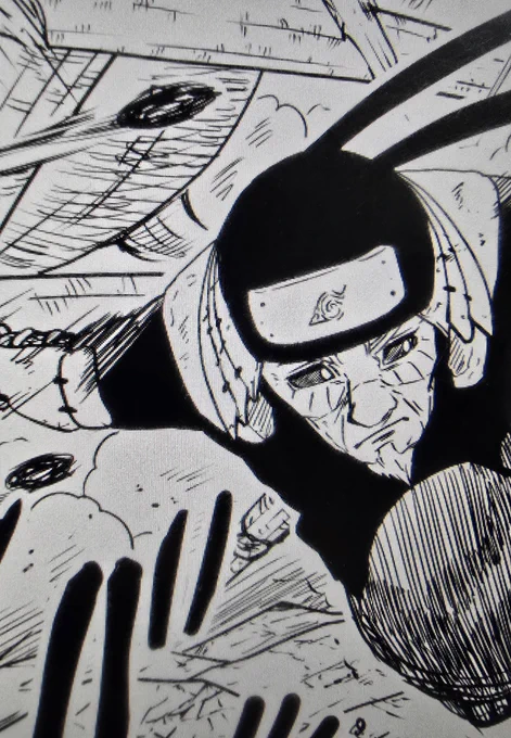 pixivリクエストでもらった三代目の漫画描き進めてるんですが、三代目描くの楽しい 