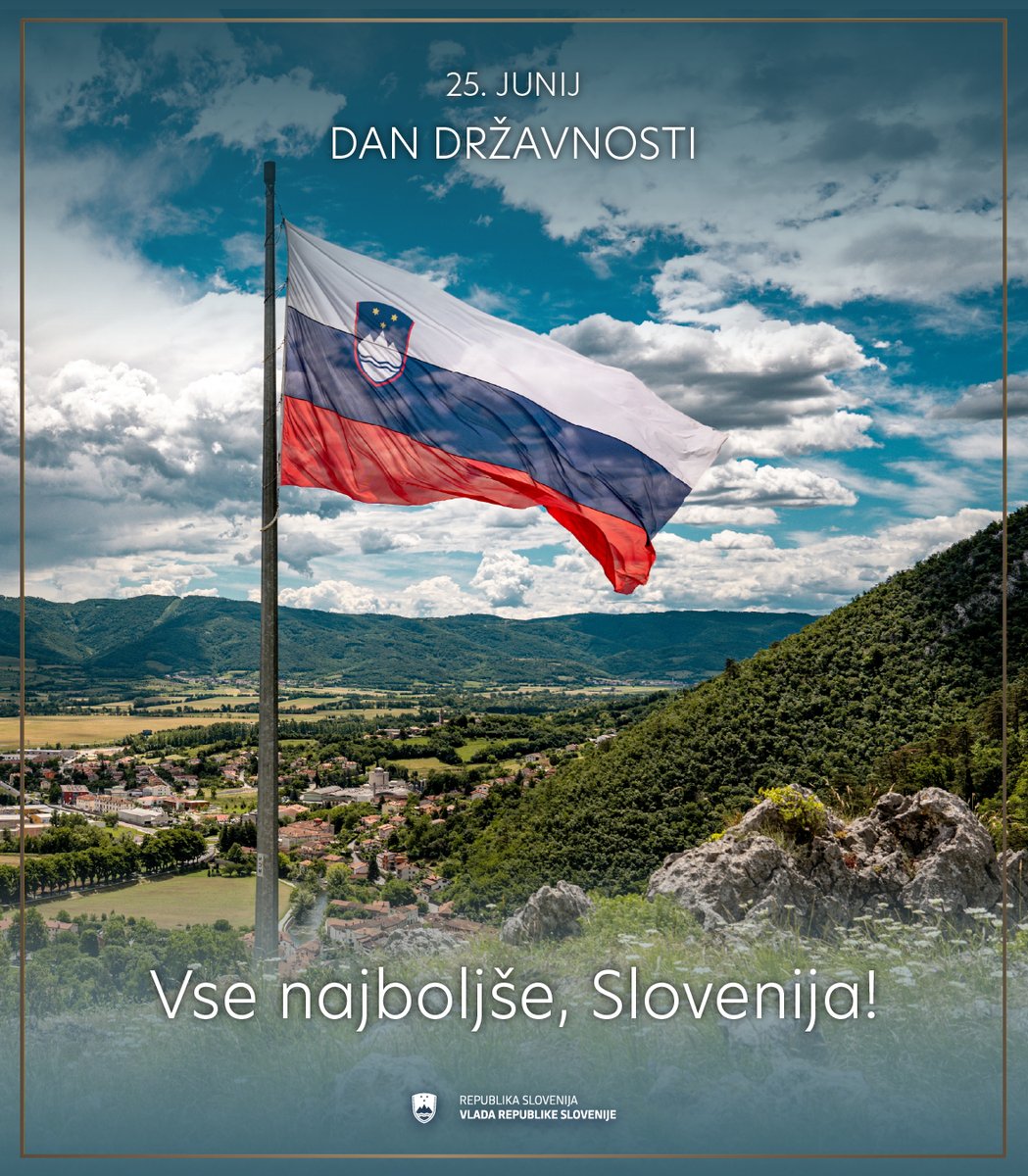 Vse najboljše, draga Slovenija!❤️