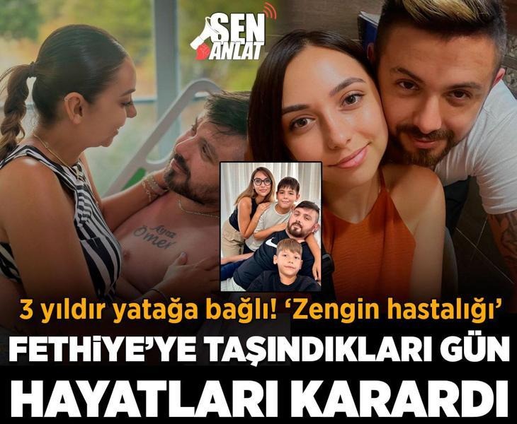 milliyet's tweet photo. 💥 #SENANLAT | ✍️ @BetulTopakli
📰 Fethiye'ye taşındıkları gün hayatları karardı!
▪️ 3 yıldır yatağa bağlı: 'Zengin hastalığı'
https://t.co/YaG4rGWPCi https://t.co/rjo5aax7D9