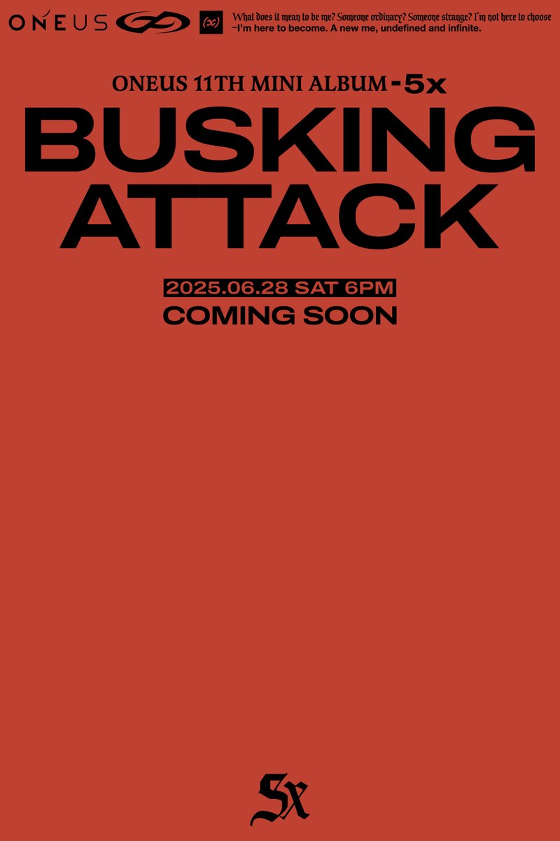 원어스] 원어스(ONEUS) 11th Mini Album [5x] ⚡️ BUSKING ATTACK