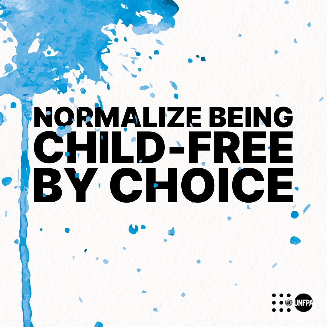 Choosing not to have children is 💯 fine.

No one should face pressure or stigma for their decision.

Let <a href="/UNFPA/">UNFPA</a>—the <a href="/UN/">United Nations</a> sexual and reproductive health agency—explain why #TheRealFertilityCrisis isn’t childlessness: unf.pa/rfc