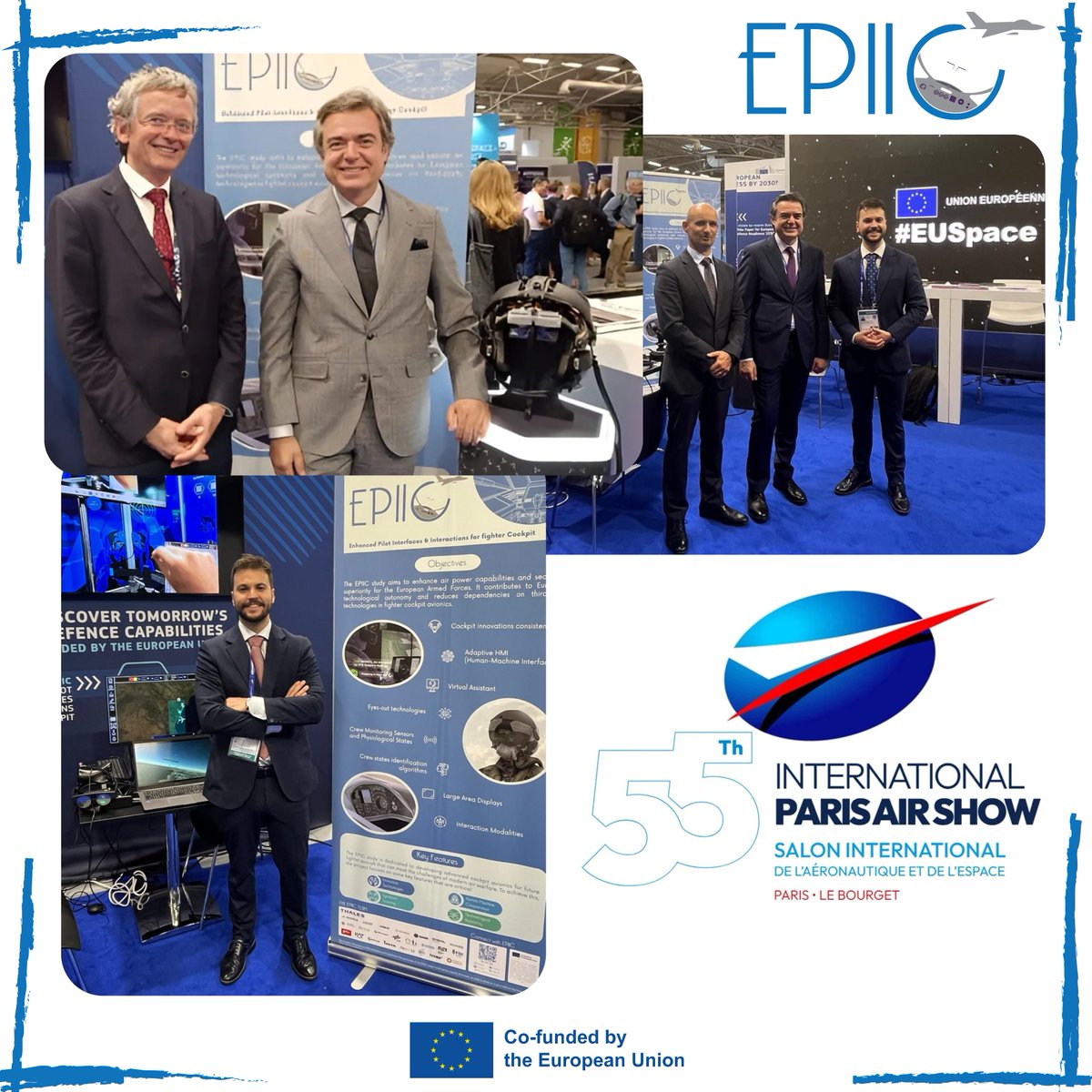 🇪🇺 EPIIC at <a href="/parisairshow/">Paris Air Show</a>  2025 

Presented at the EDF booth by coordinators from <a href="/thalesgroup/">Thales Group</a>  and partners from <a href="/AirbusDefence/">Airbus Defence</a> , EPIIC spotlighted next-gen cockpit innovation &amp; pilot interaction.

Thanks to <a href="/defis_eu/">EU Defence and Space</a> and all partners for the support!

#EPIIC #ParisAirShow #EDF
