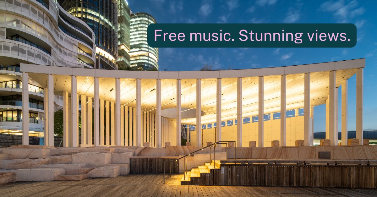 Nocturne is a FREE four-week music series at Barangaroo’s new Pier Pavilion. From 26 June to 19 July, enjoy unforgettable Thursday to Saturday nights. 

👉 For more, visit: ow.ly/611r50WfRUY