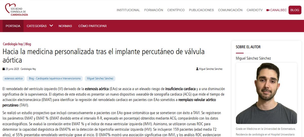 Soc Esp Cardiología tweet media