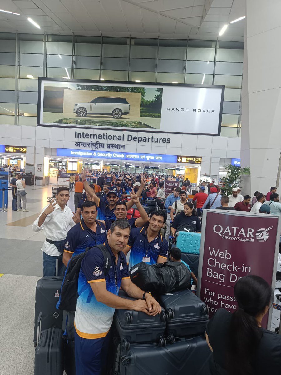 Glimpses of Indian athletes of the Indian Police and Fire Contingent of <a href="/BHM2025/">2025 World Police & Fire Games</a> leaving for Birmingham, Alabama, USA. 

All the best, #TeamIndia🇮🇳👍🏻

#WPFG2025 #ChakDeIndia #TheGamesofHeroes