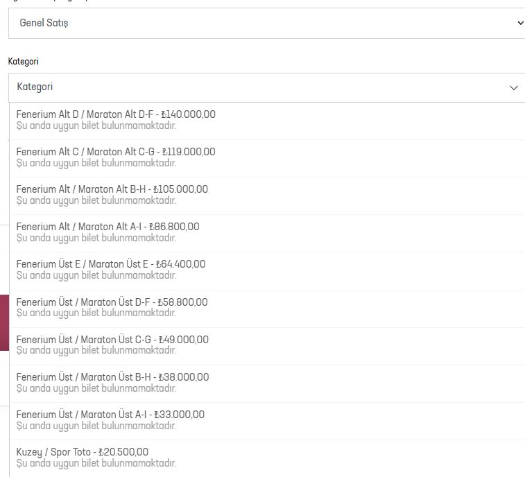 Korkak Ali Koç yönetimi yine taraftara kombine açamıyor :((  Muhtaçlarınızla boğulun