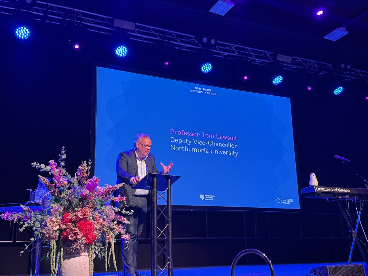 Professor Katy Shaw (@profkatyshaw) on Twitter photo Brilliant night at the <a href="/NorthumbriaUni/">Northumbria Uni</a> sponsored #NorthernWritersAwards 2025 from <a href="/NewWritingNorth/">New Writing North</a> 🏆
Congrats to the winners & thanks to all the publishing leaders from across 🇬🇧 for championing the best new NE talent across the page, stage & screen ✍🏻 📚 🎭 📺 🎥 🎙️ Brilliant night at the <a href="/NorthumbriaUni/">Northumbria Uni</a> sponsored #NorthernWritersAwards 2025 from <a href="/NewWritingNorth/">New Writing North</a> 🏆
Congrats to the winners & thanks to all the publishing leaders from across 🇬🇧 for championing the best new NE talent across the page, stage & screen ✍🏻 📚 🎭 📺 🎥 🎙️