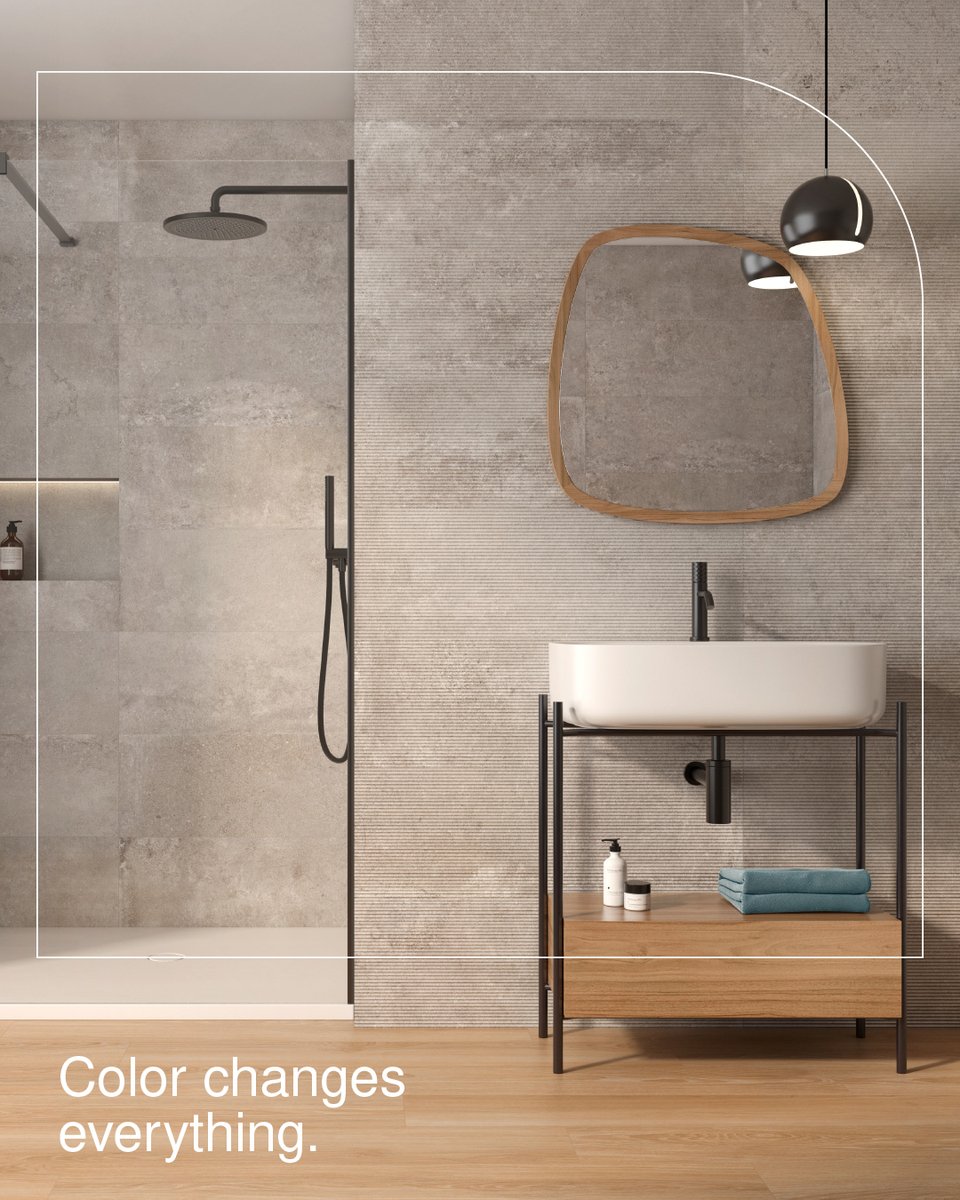With its soft, cement inspired texture and timeless format, 𝐌𝐈𝐃𝐖𝐀𝐘 adapts through color;creating different moods within the same space. ✨

Swipe through three ways to bring this ceramic series to life. Which one feels like you? ❤
