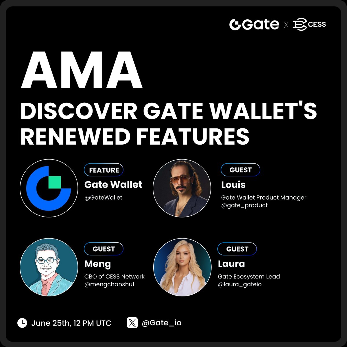 Gate.io (@gate_io) on Twitter photo Two weeks after <a href="/GateWallet/">Gate Wallet</a> major revamp, and the momentum keeps building!
🔵 61M+ unique addresses (33x since 2024)
🔵 50K+ daily active users
🔵 400+ integrated partners
What’s fueling the growth?
✅ Gate Wallet Touch
✅ AI-powered trading assistant
✅ Smart money tracking
✅ Two weeks after <a href="/GateWallet/">Gate Wallet</a> major revamp, and the momentum keeps building!
🔵 61M+ unique addresses (33x since 2024)
🔵 50K+ daily active users
🔵 400+ integrated partners
What’s fueling the growth?
✅ Gate Wallet Touch
✅ AI-powered trading assistant
✅ Smart money tracking
✅