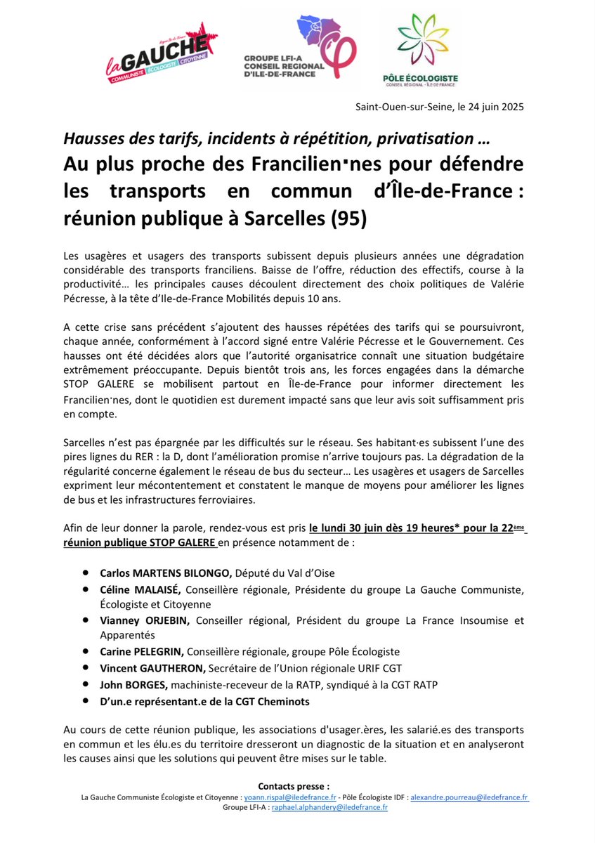 Pôle Écologiste IDF tweet media