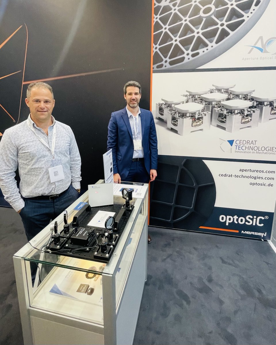 Laser World of Photonics is in full swing 👌! Come meet us to explore our latest innovations for Space, New Space, Defense, and Industrial applications 🛰️🌍

#Photonics #Optomechanics #PrecisionEngineering #FSO #EarthImaging #LIDAR #HEL #HighPowerLaserInstruments #FSM
