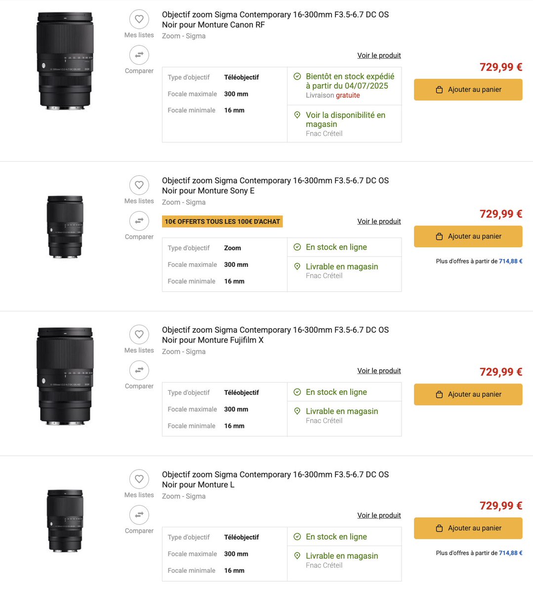 Hugo_DS21's tweet photo. @Fnac pourquoi vous appliquez pas l'offre aux autres montures... c'est hyper target... com'on, just la monture X 🙏🏻 😭. https://t.co/0c60cGfaE6