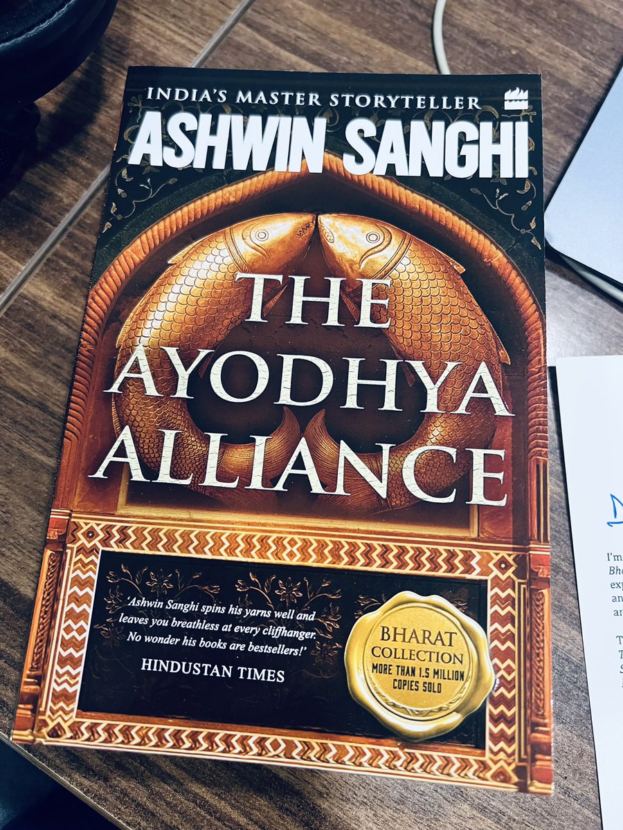 Just received my copy. Thank you, <a href="/ashwinsanghi/">Ashwin Sanghi</a>. Looking forward to read this. 😀
