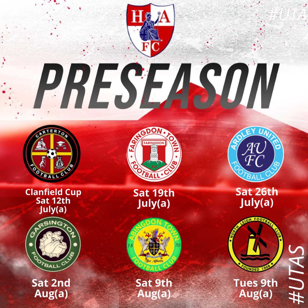 HamateursFC's tweet photo. @CartertonFC2018 
@faringdontownfc 
@ardleyunitedfc 
@GarsingtonFC 
@Abingdonabbots 
@NorthLeigh_Res 

A very good test throughout pre-season coming up 💪🏼 https://t.co/yH3M10Gb2z