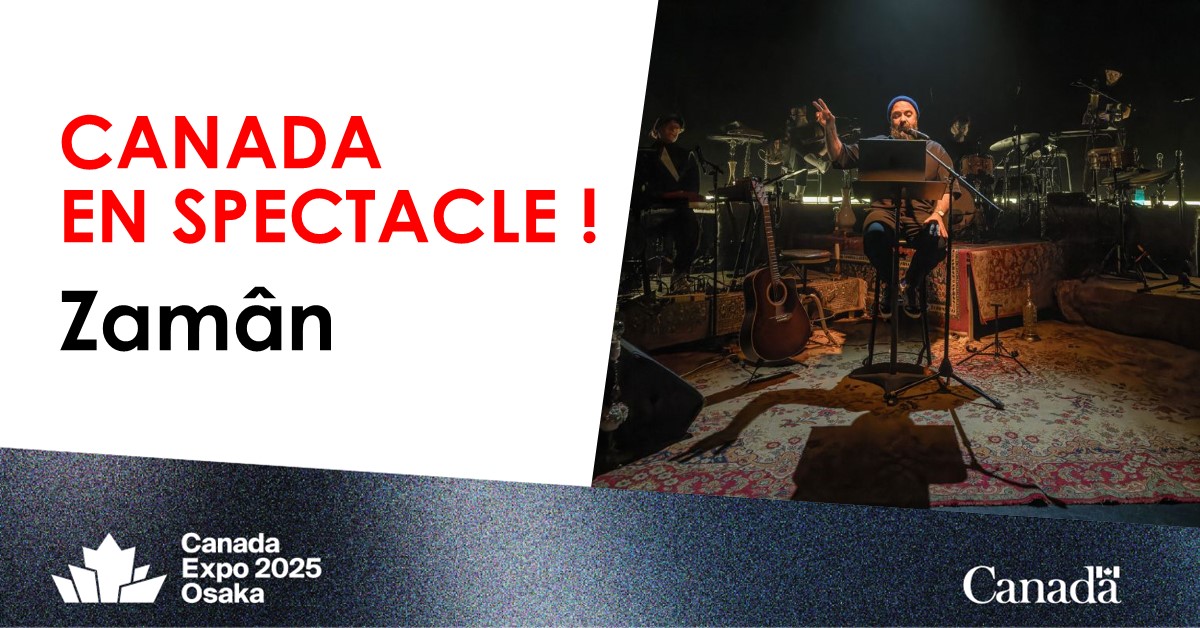 Artiste en vedette à CANADA EN SPECTACLE !

Zamân 

26 juin, 12h00
27 juin, 19h00
28 juin, 12h00

Endroit : #PavillonduCanada

canadaexpo2025.ca/fr-ca/programm…