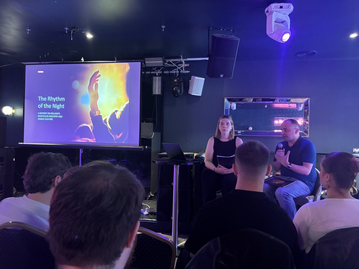 At the <a href="/GiveUsTheNight/">Give Us The Night</a> review of Ireland’s nightclub industry: There are now only 83 regularly attended nightclubs in the country. In the year 2000, there were 522 - a decline of 84% in 25 years. Today’s roadmap seeks to reverse that decline. <a href="/rtenews/">RTÉ News</a>