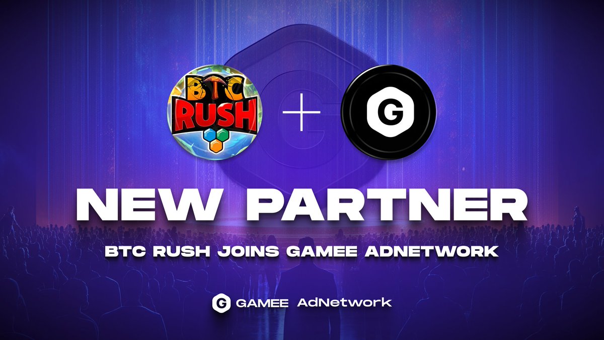 BTC Rush joins the GAMEE AdNetwork.

<a href="/BTCRushGame/">BTC Rush</a> is a free Telegram lottery-mining game where players can earn $BTC, $USDT, $TON and more, with a grand prize of 1 $BTC.

Join the community: t.me/btc_rush_news