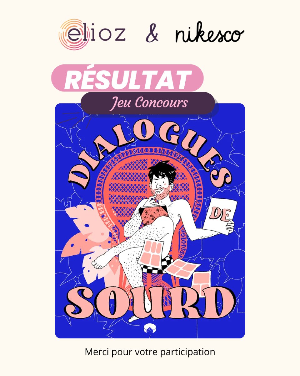 🎉 Fin du jeu concours !

Un grand merci à toutes les personnes qui ont participé ! 🙌
Merci également à @Nikesco pour cette collaboration 🔥

Le tirage au sort est terminé, et les gagnant·es seront contacté·es très prochainement pour recevoir leur BD 📚✨

Restez connectés pour