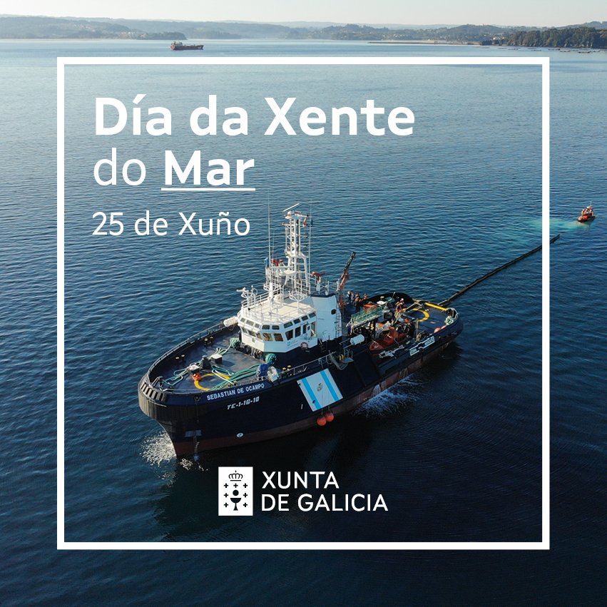 25 de xuño, #DíaDaXenteDoMar, e como gardiáns do mesmo, celebrámolo coa satisfacción de ser o servizo que, por terra, mar e aire, garante a seguridade no noso litoral, da súa frota e da súa xente. Orgullosos de ser o escudo que protexe a costa galega e os ollos que a vixían!
