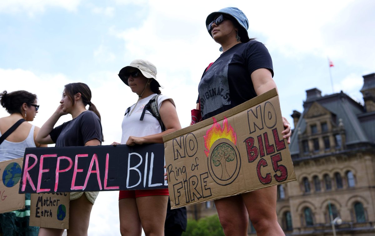 kady's tweet image. New from me:  PM Carney to talk defence spending at NATO summit as his government’s controversial ‘major projects’ bill hits the Senate ipolitics.ca/2025/06/25/pm-…