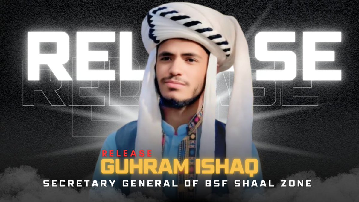 BSFront's tweet image. On 23rd April 2025, Javid Baloch, BSF Chairman and law student from Awaran, was abducted from his home in Karachi
On 24th April 2025, Guhram Ishaq, BSF Shaal Zone GS and a student from Panjgur, was taken in Quetta. 
Over two months have passed but their whearabouts remain unknown