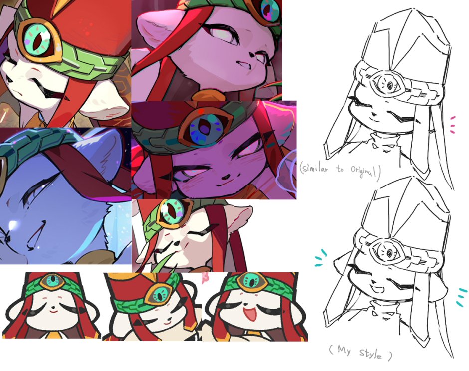 我太愛那對耳朵了  所以都讓它露出來(?
大隻的其實原本是遮在布下幾乎看不到w